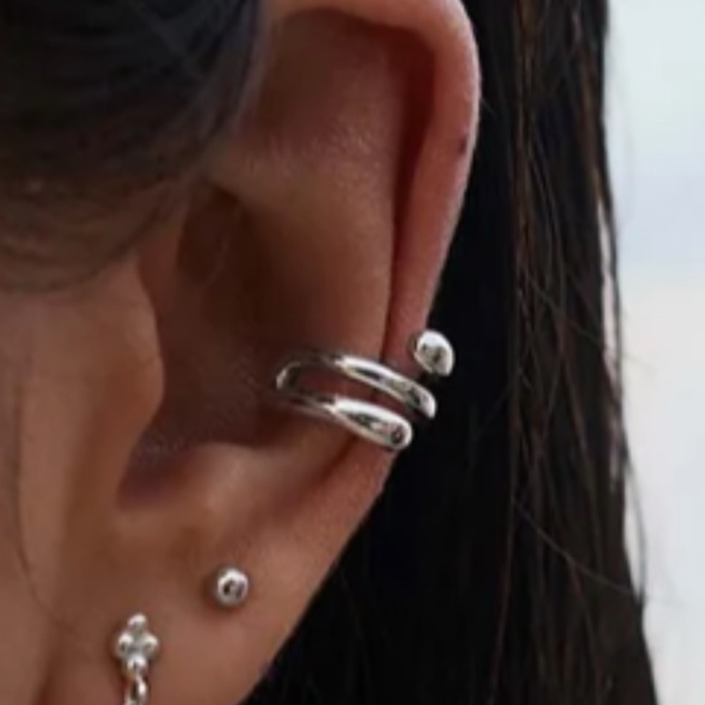 Sansaru earring cuff_Georg Jensen style